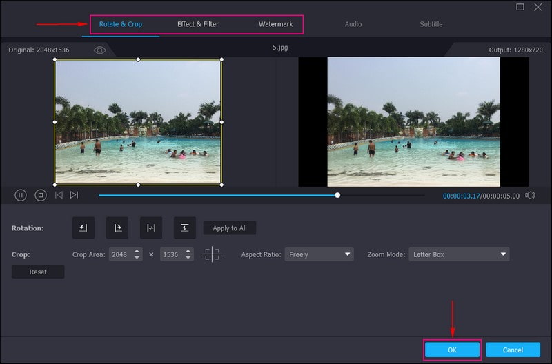 編集オプションを使用する
