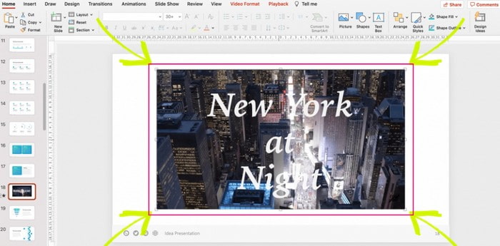 PowerPoint で動画を自動再生する方法