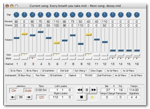 Midi PlayerX MIDIプレーヤー