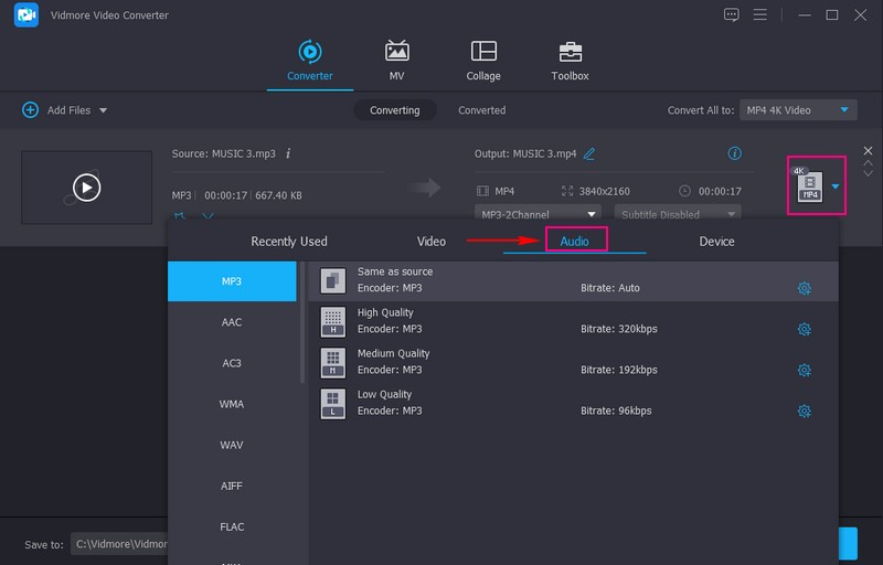 プロフィールメニューへ移動