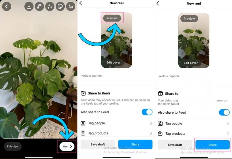 Instagramにリールを投稿する方法