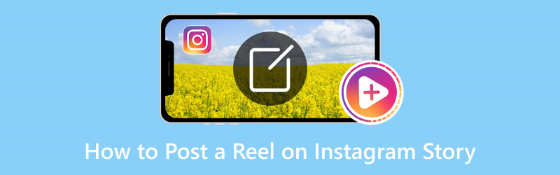 Instagramストーリーにリールを投稿する