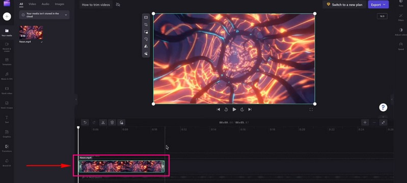 Clipchampで音声をカット（トリミング）する方法