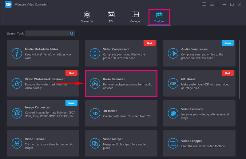 「ノイズリムーバー」を選択