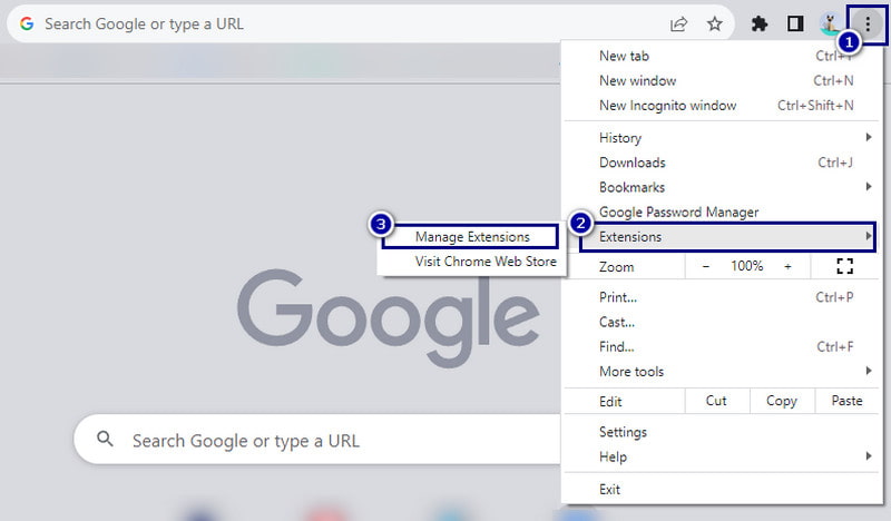 拡張機能を選択