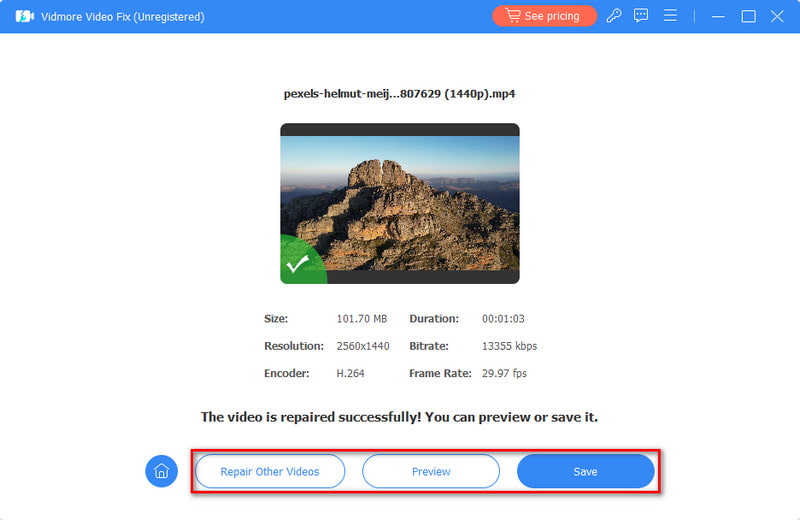 次に行う操作を選択