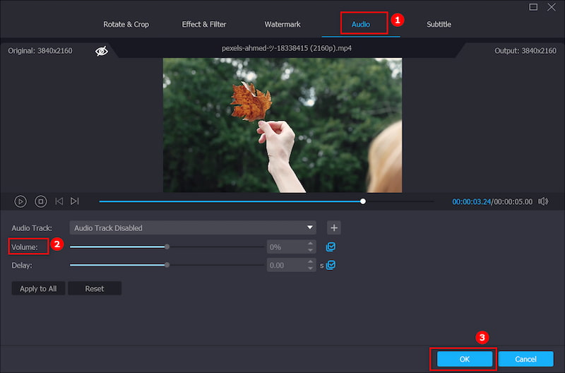 音量を大きくする