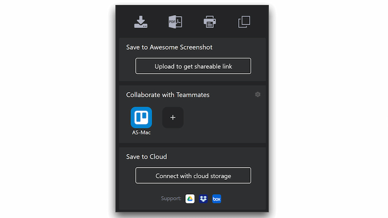 拡張機能 完了ボタン