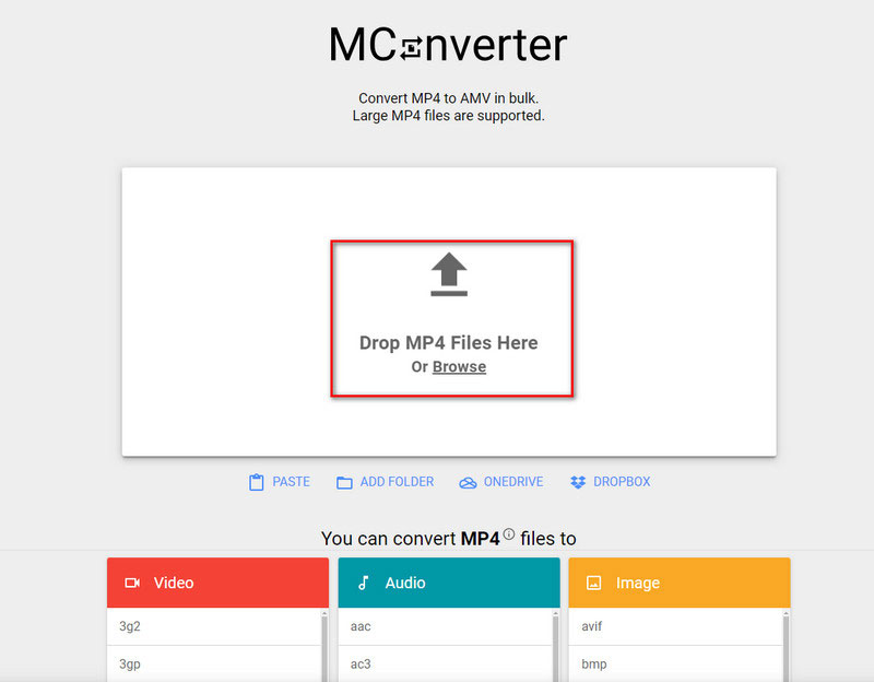 MConverter MP4ファイル追加
