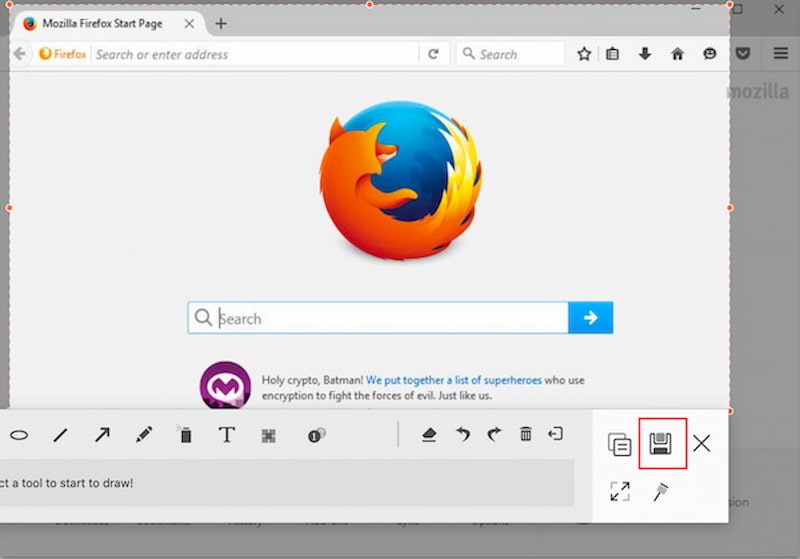 Vidmore Screen Recorder 保存ボタン