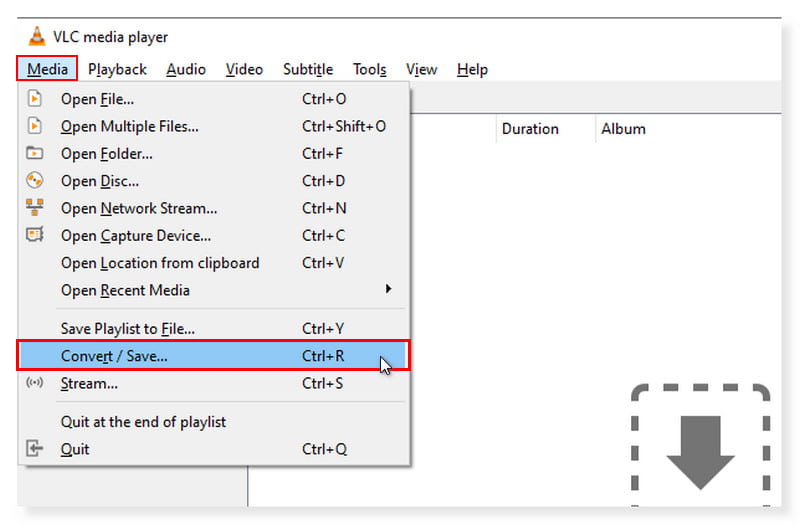 VLC メディアファイルを追加