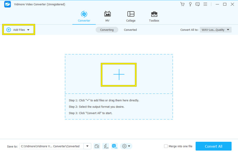 iPod 変換 Vidmore ファイル追加