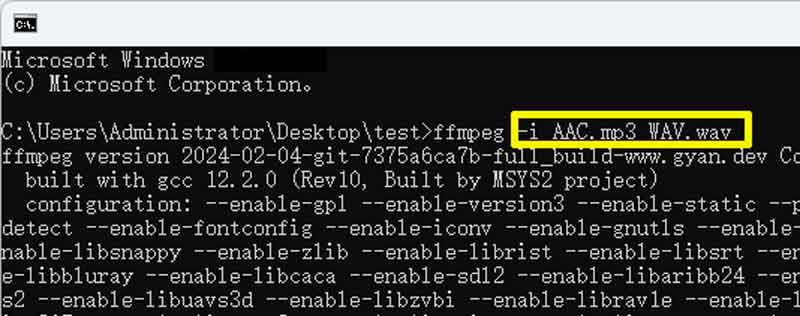 FFmpegで変換