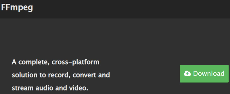 FFmpeg をダウンロード