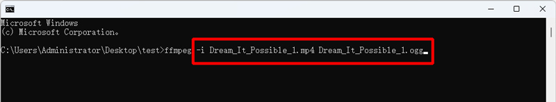 入力プロンプト