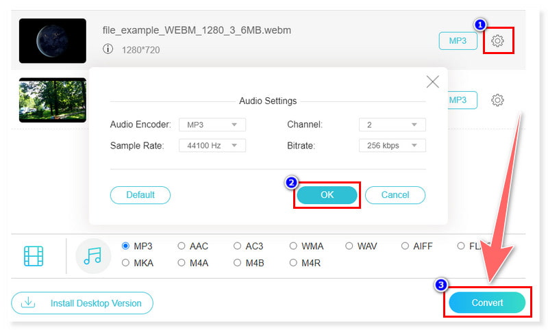 Vidmore MP3 ファイルに変換