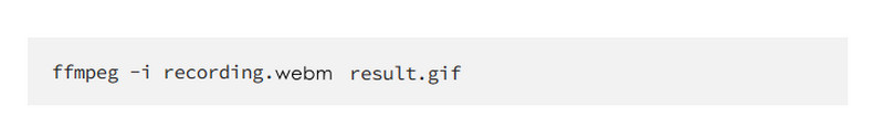 WEBM GIF コンバーター FFMPEG 変換