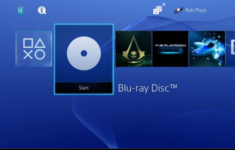ディスクを挿入してPS5でDVDを再生
