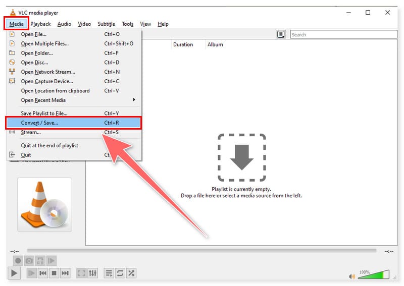 VLC MOVコンバーター