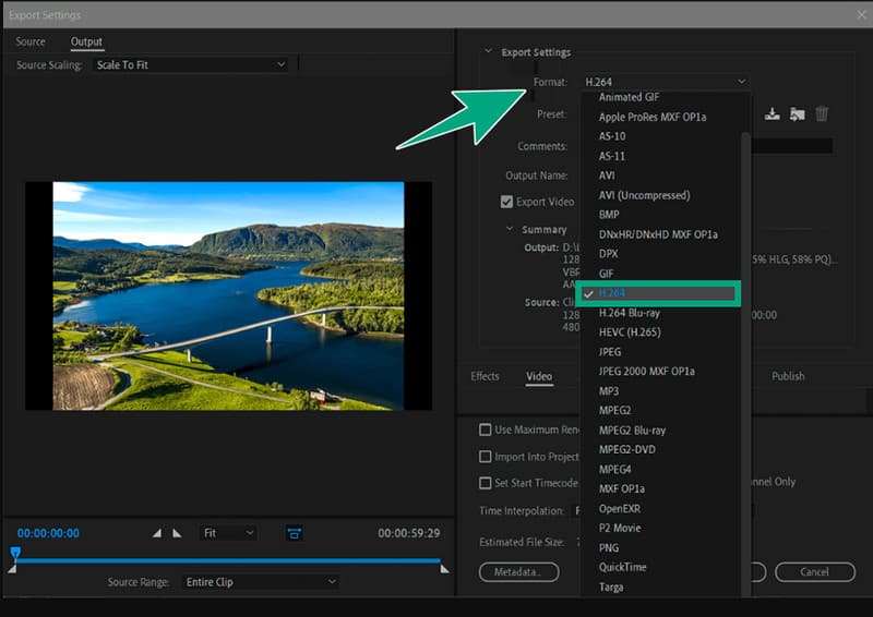 AVIからMP4 Premiere 変換