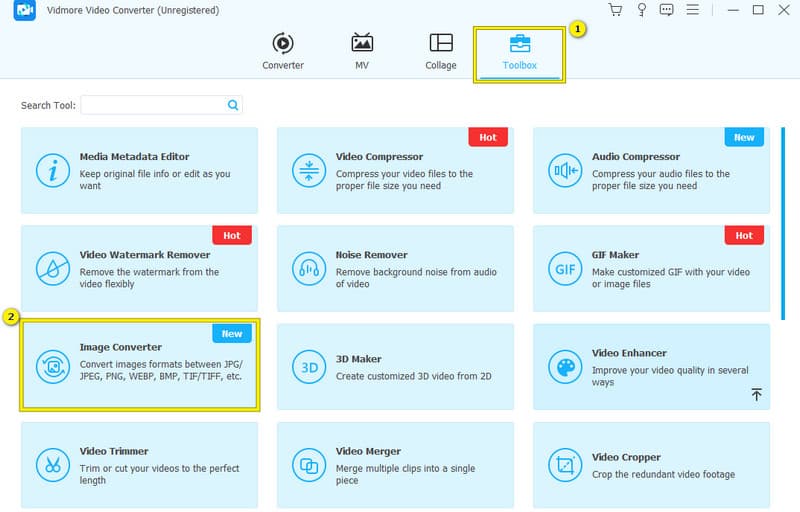 Tiff を Png に変換 Vidmore ツール 起動