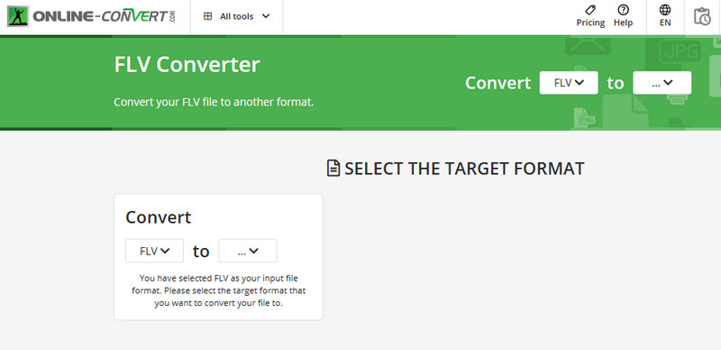 FLV コンバーター Online-Convert