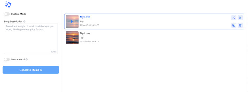 Aimusic：Suno AIの代替サービス