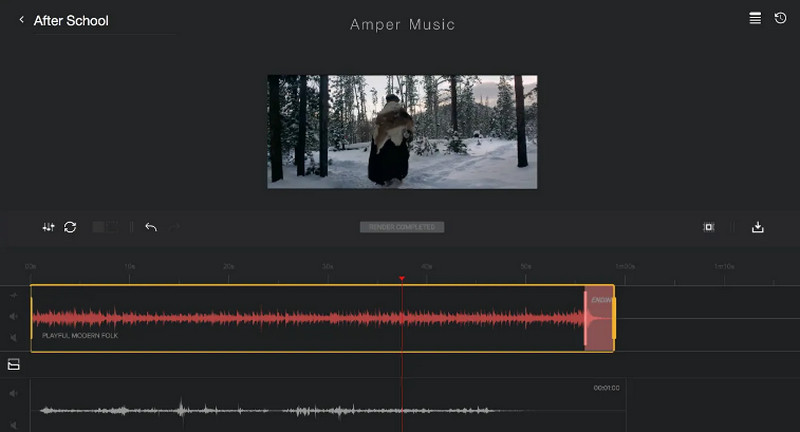 Amper AIミュージックミキサー