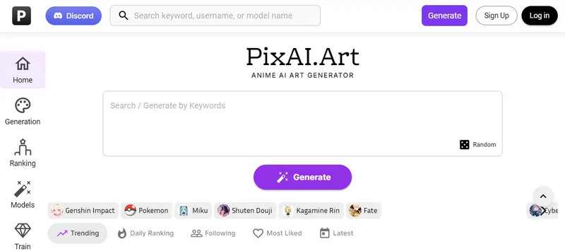NSFWジェネレーター PixAI