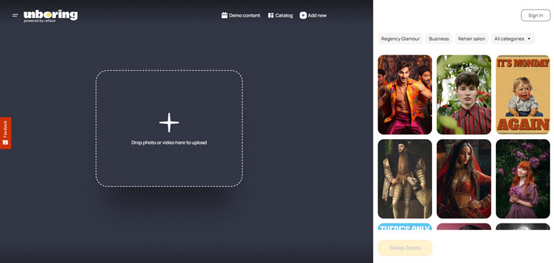 Refaceインターフェース