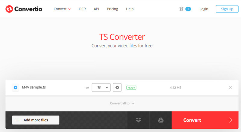 TSコンバーター Convertio