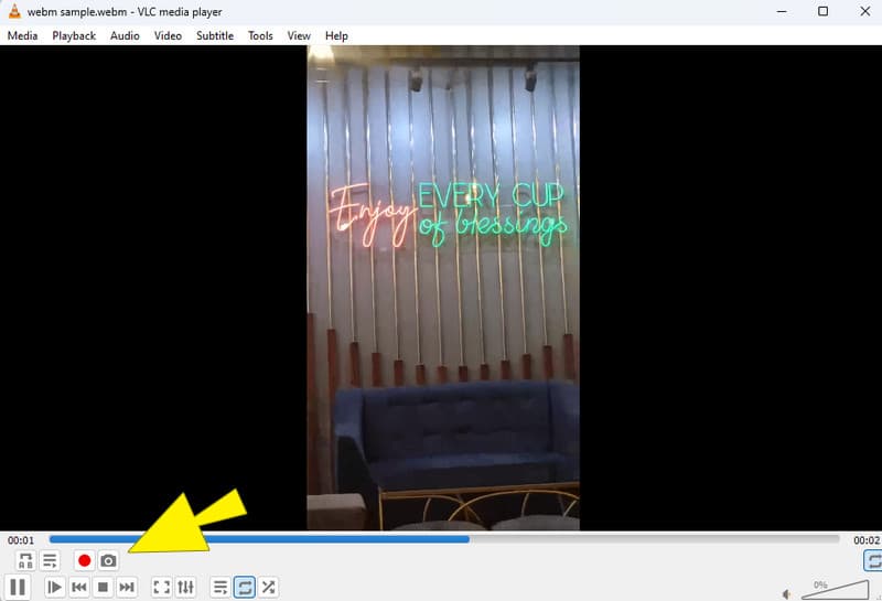 Webm jpg Vlc スナップショット