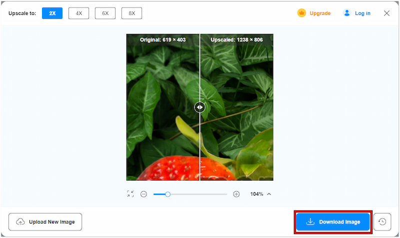 拡大画像をダウンロード