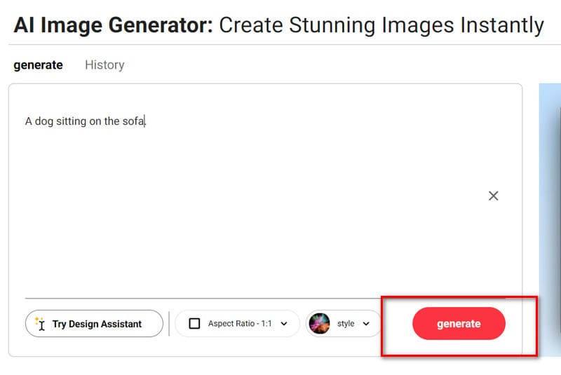 Shutterstockで生成する
