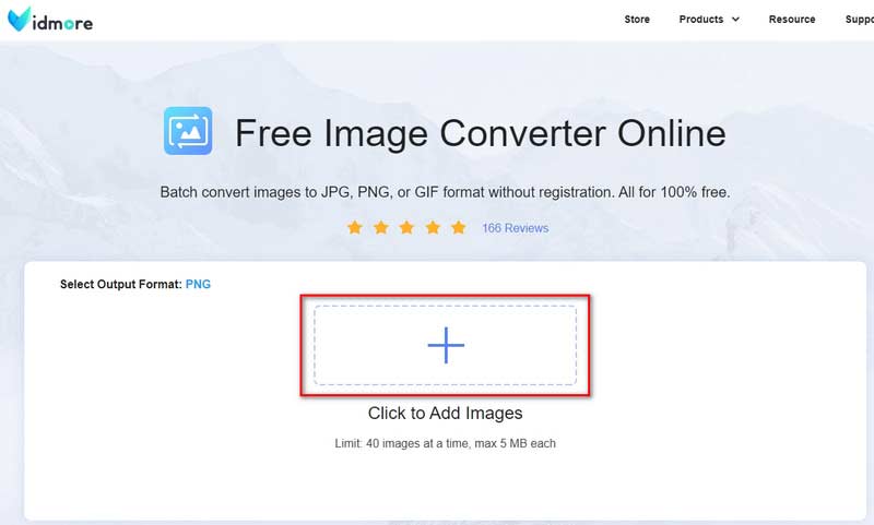Vidmore Image Converter Webp を追加