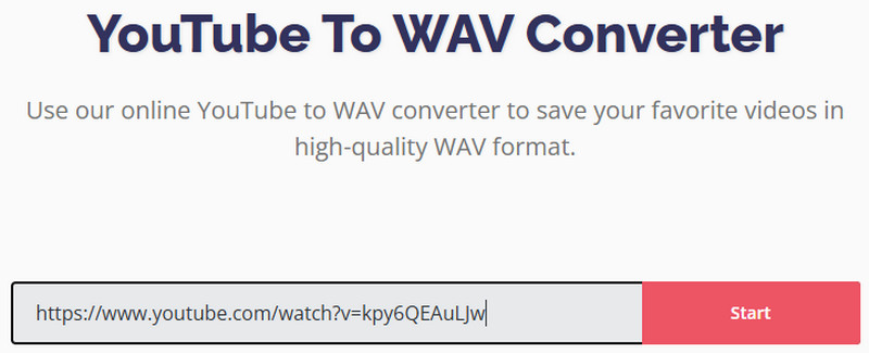 YouTube を WAV に変換する yt コンバーター