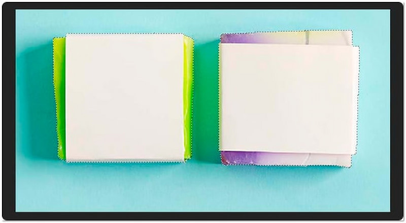 画像の選択範囲を調整