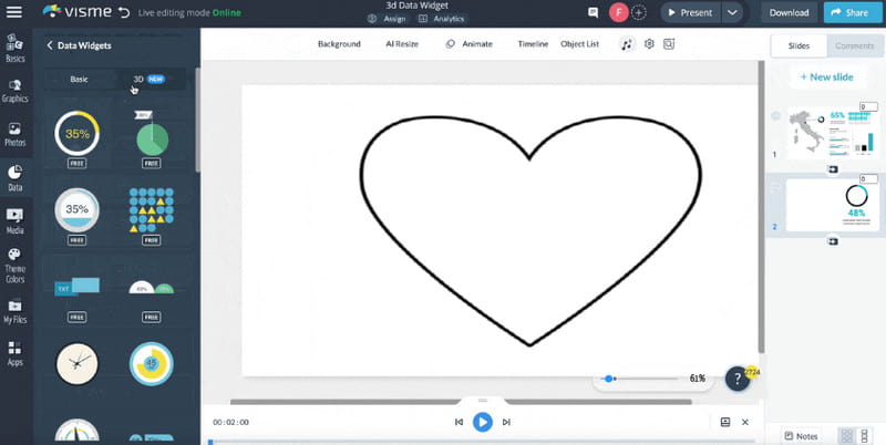 Visme の Canva 代替