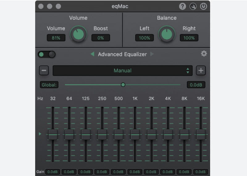 EqMac イコライザー