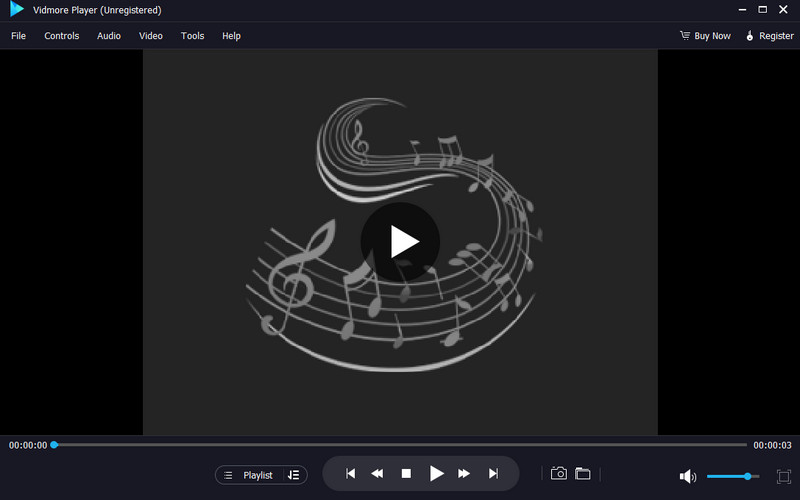 Vidmore Player で音楽を再生して聴く