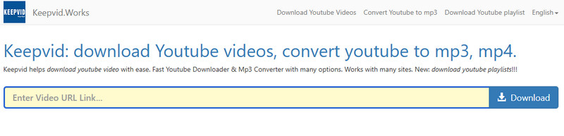 Keepvid 動画ダウンローダー