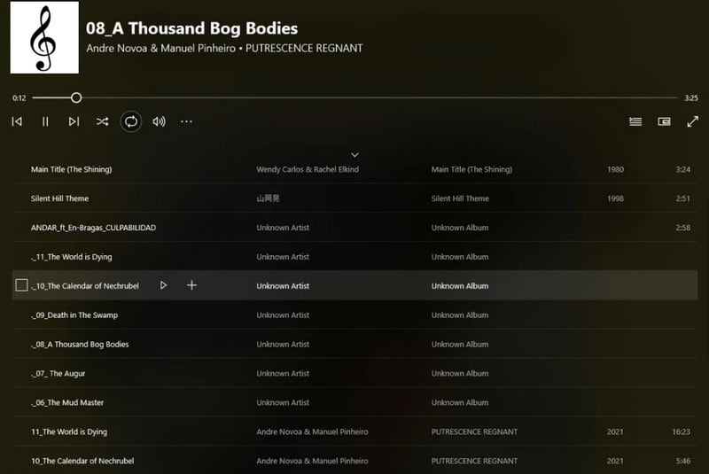 Groove Music Windows向け音楽プレーヤー