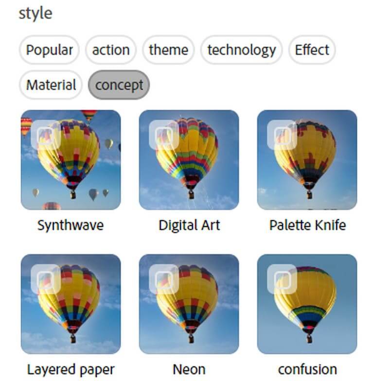 Adobe スタイル