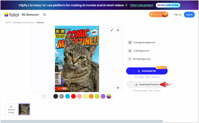プレビューをダウンロード
