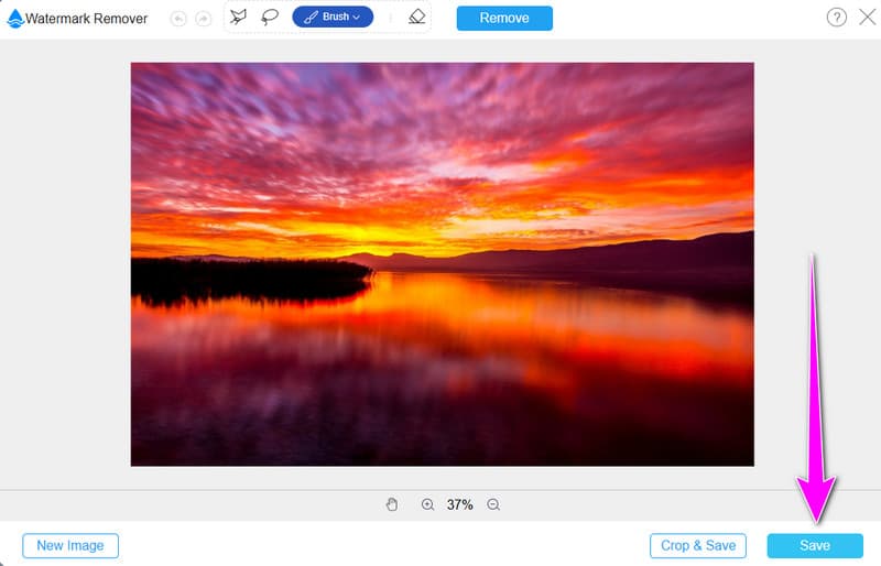 「Save」ボタンをクリック（Vidmore）。