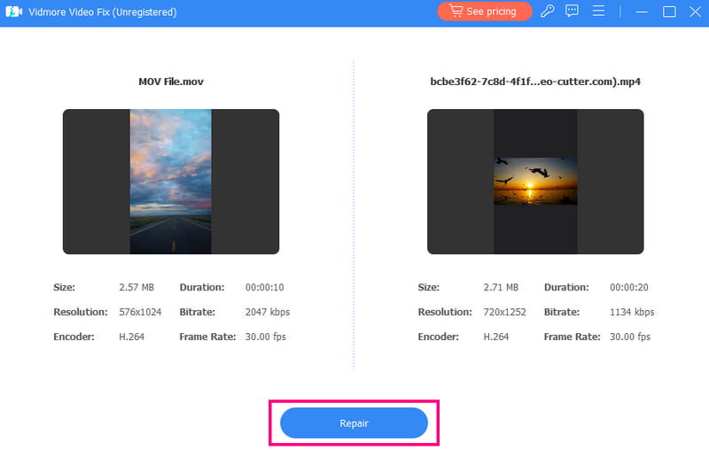 破損したNetflix動画を修復 – Vidmore