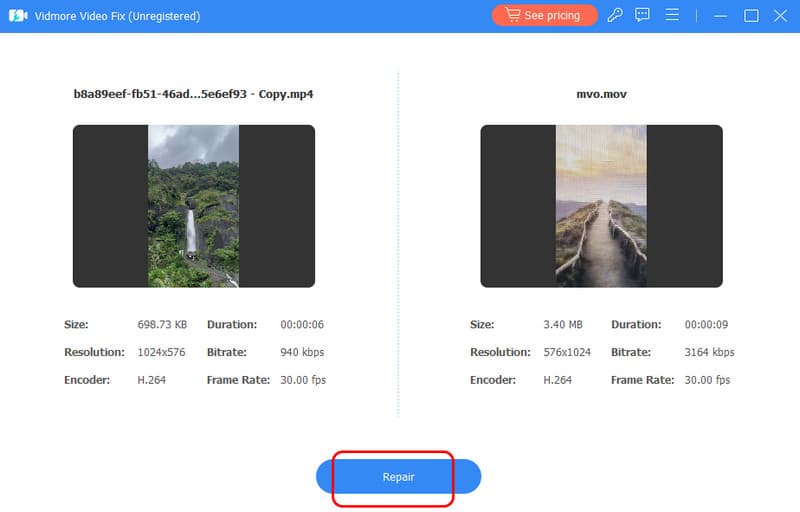 動画を修復 – Vidmore