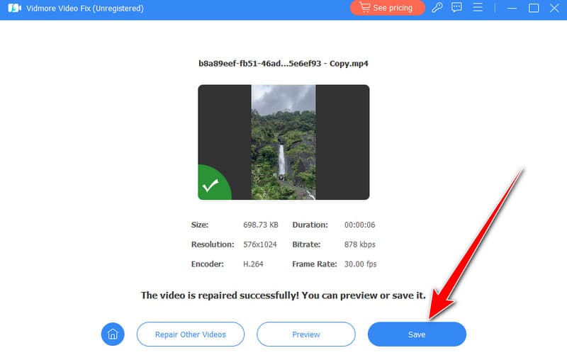 動画を保存 – Vidmore