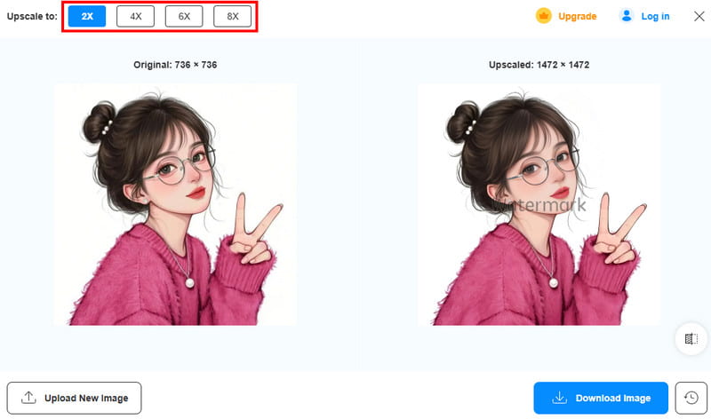 画像をアップスケールする Vidmore