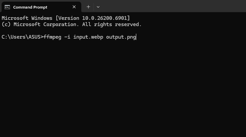FFmpeg WebP から PNG 変換ツール